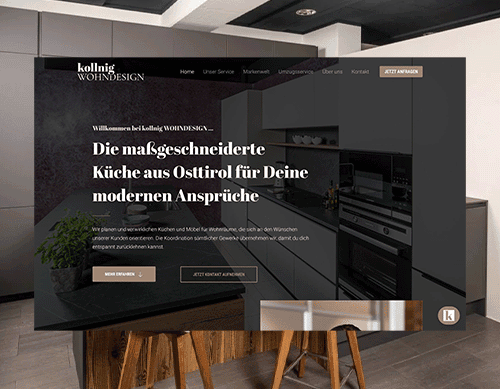 Leistungsübersicht Webseiten von Gsaller Media