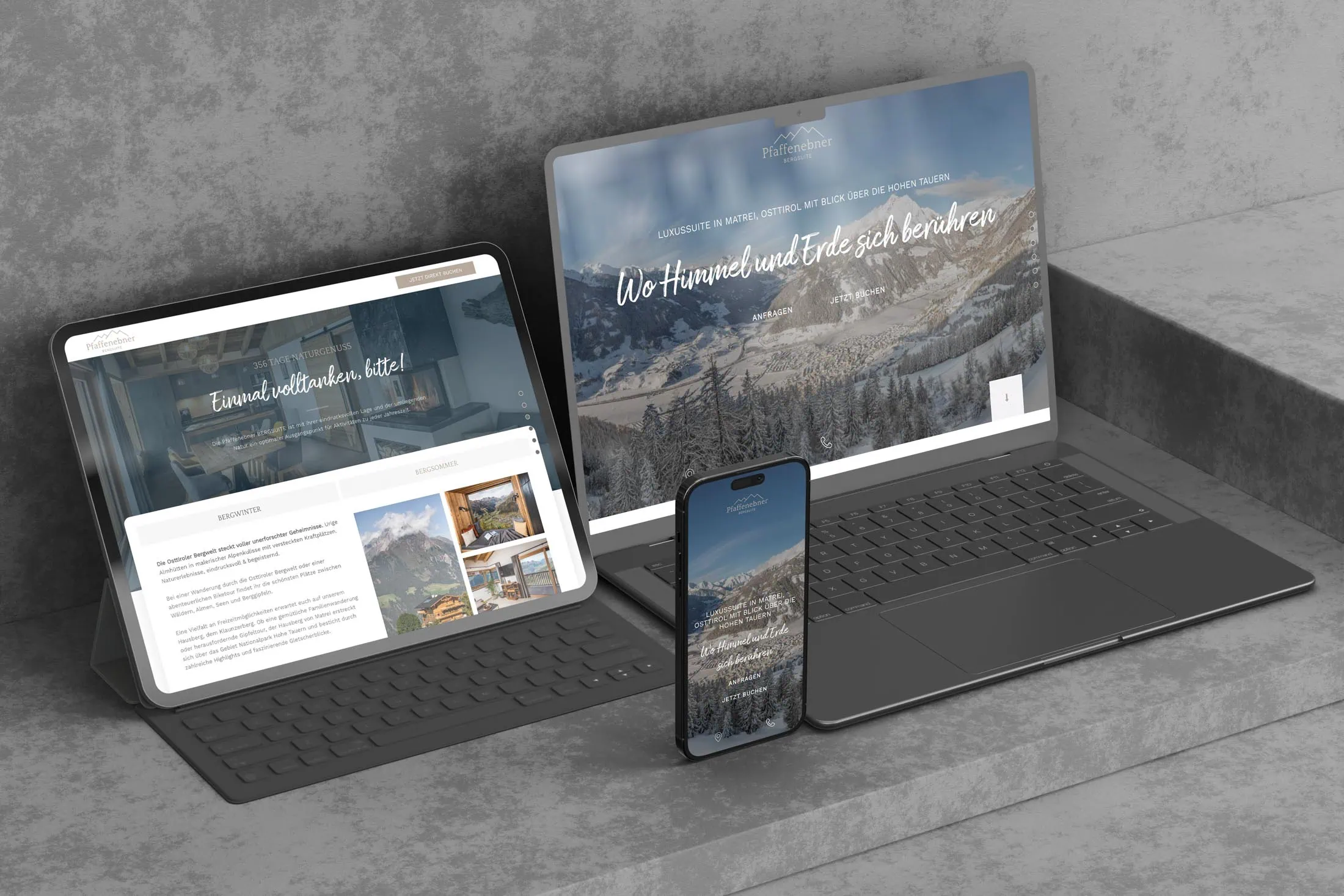 gsaller media webdesign osttirol pfaffenebner bergsuite webseite 2